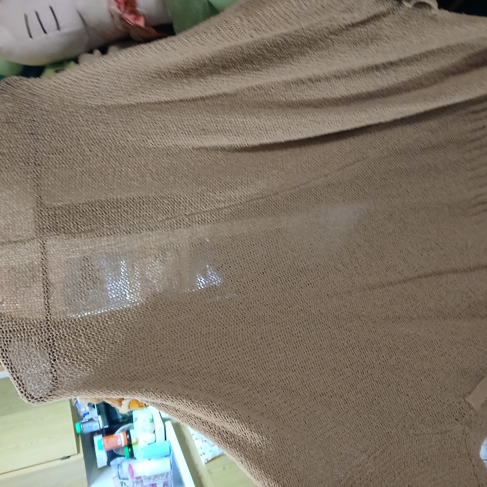 Chic Tan Knit Sweater